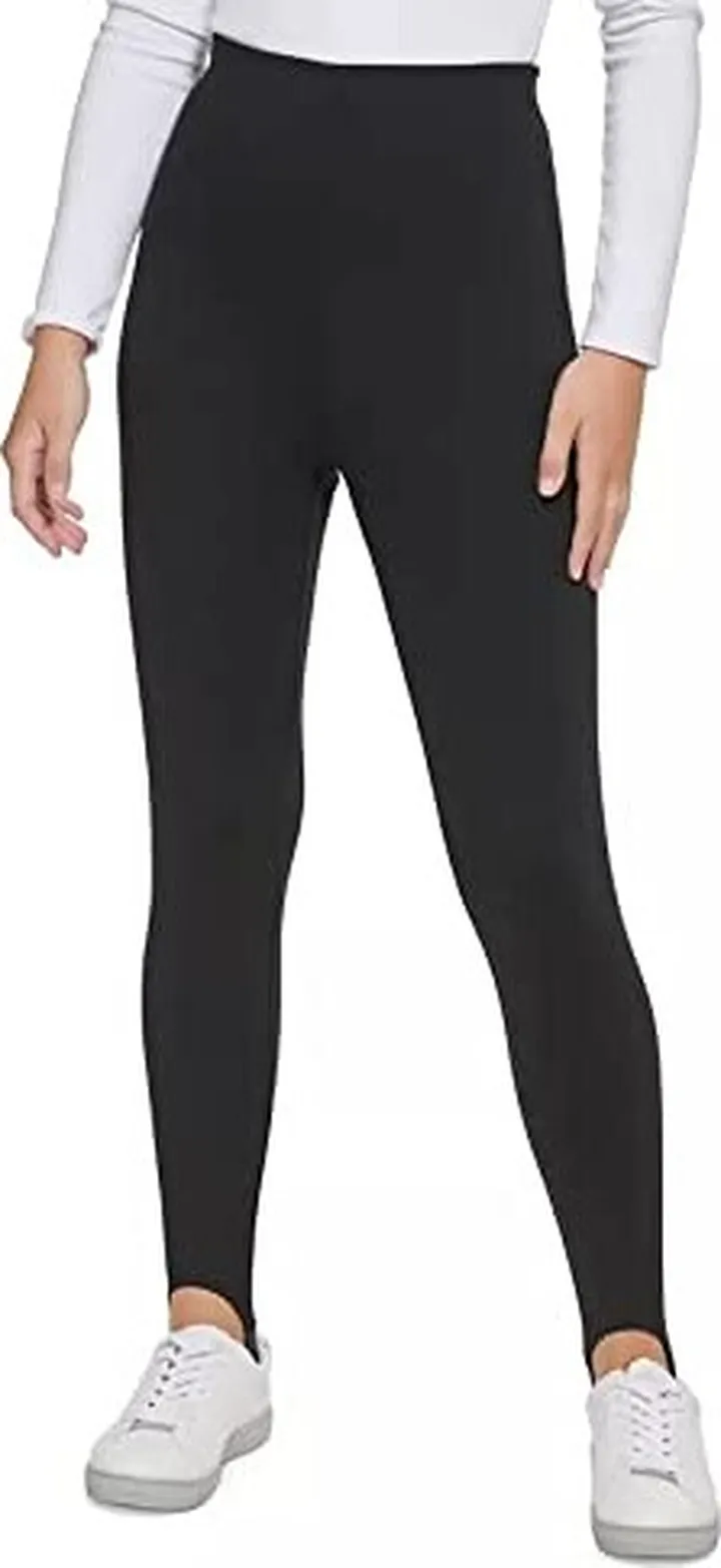 Calvin Klein Women's Petite Chic Casual High Waist Effortless Comfort Leggings