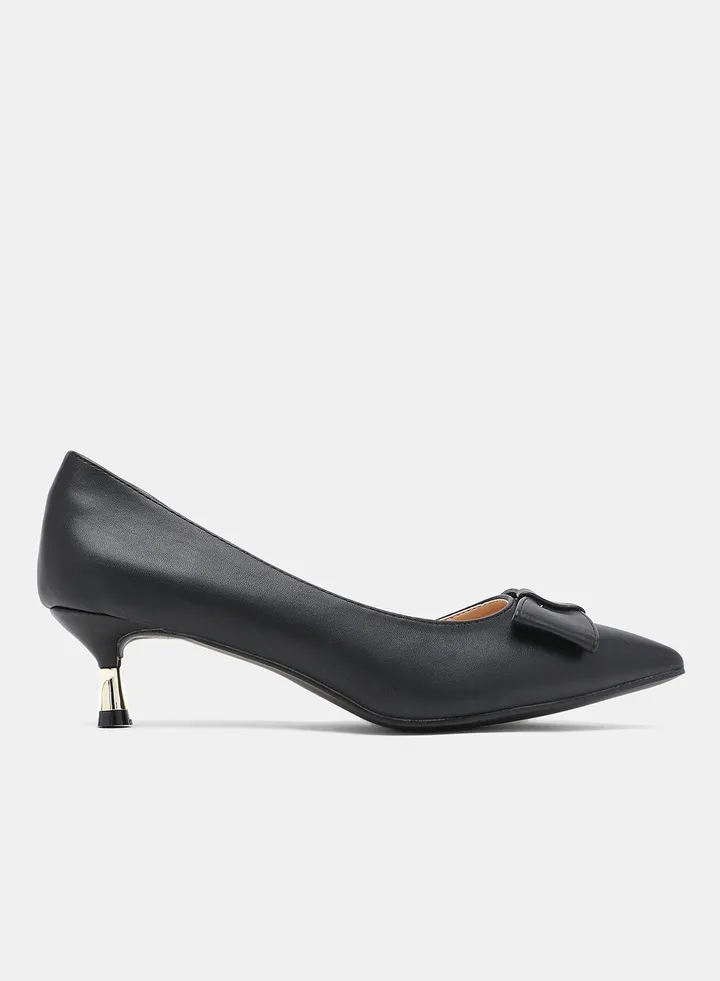 Heel Pump Shoes Black