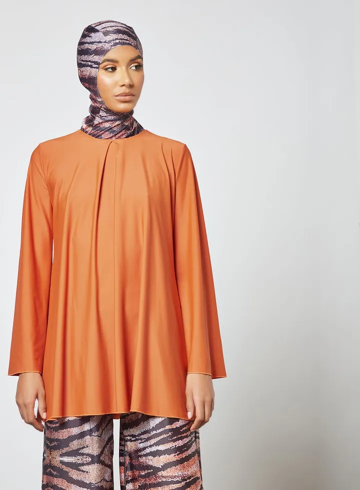 Shira Loose Fit Top Orange