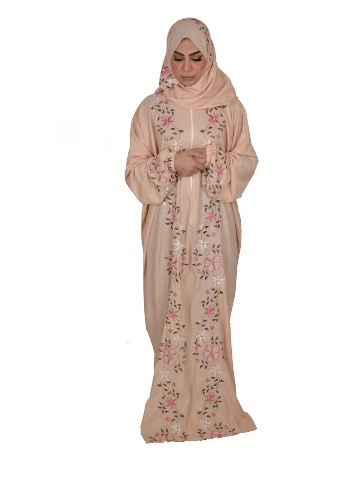 Islamic Women Prayer Dress Spacious And Comfortable Excellent Material (Zipper)