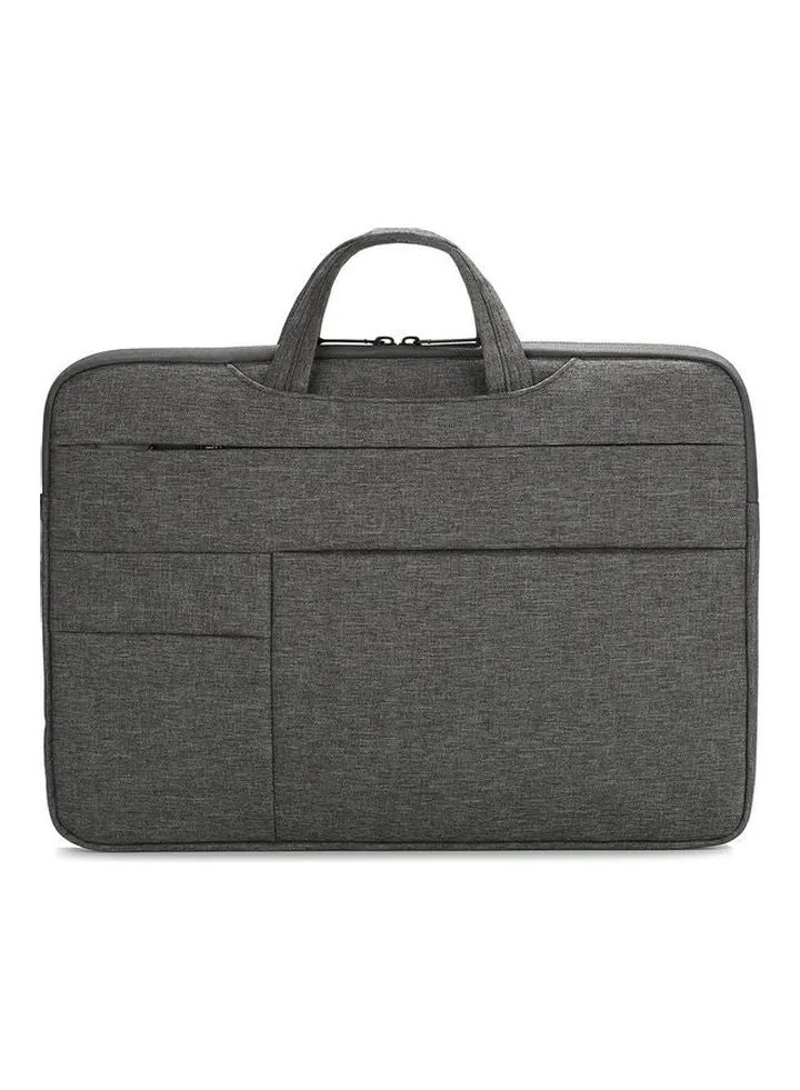 14 Inch Waterproof Nylon Laptop Briefcase Dark Grey