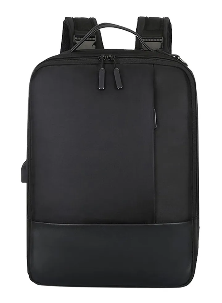 Multi-Functional Laptop Backpack Black