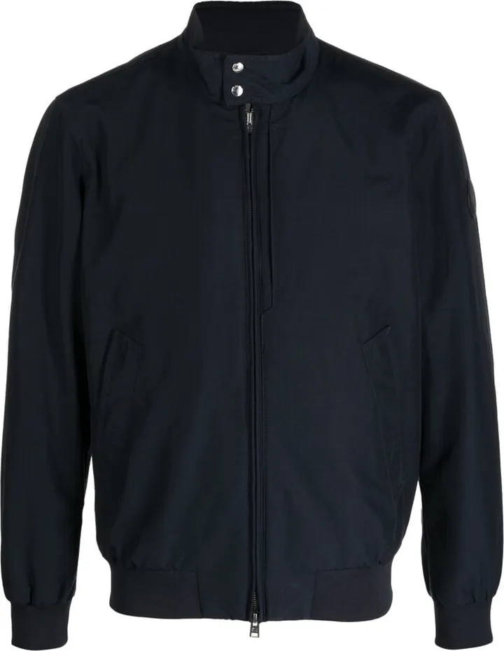Long-Sleeve Cotton Bomber Jacket