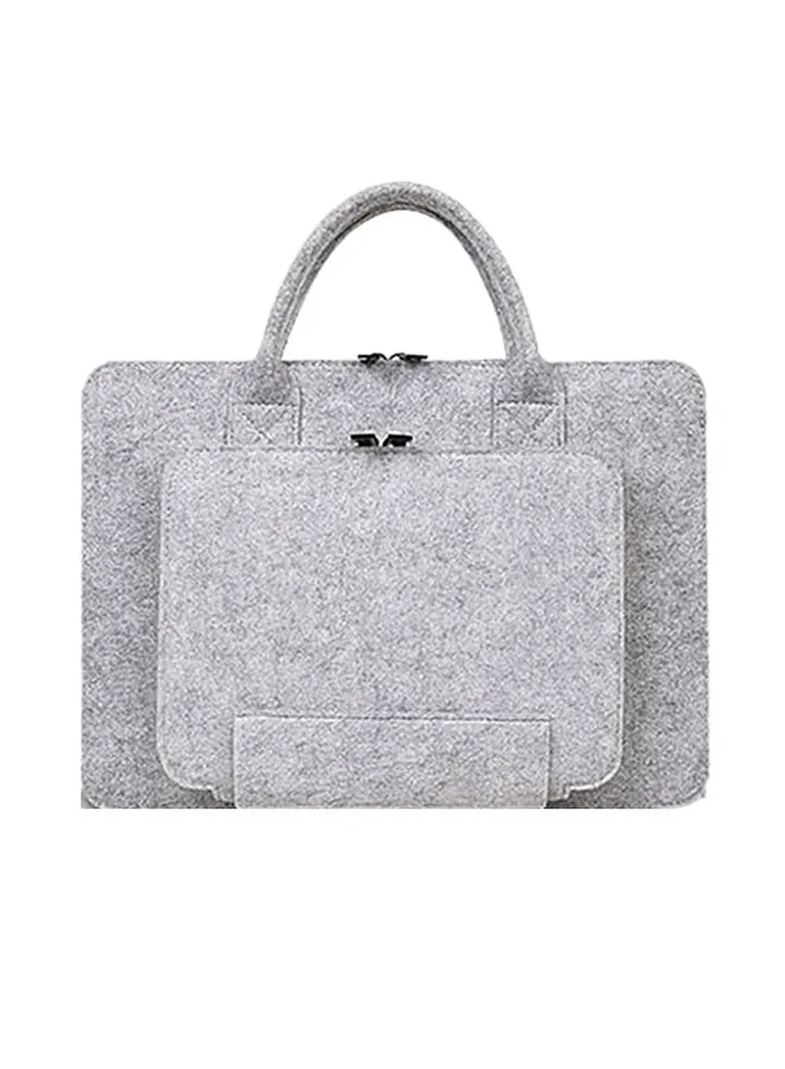 Wool Felt Laptop Bag For Apple Macbook Air Pro Grey