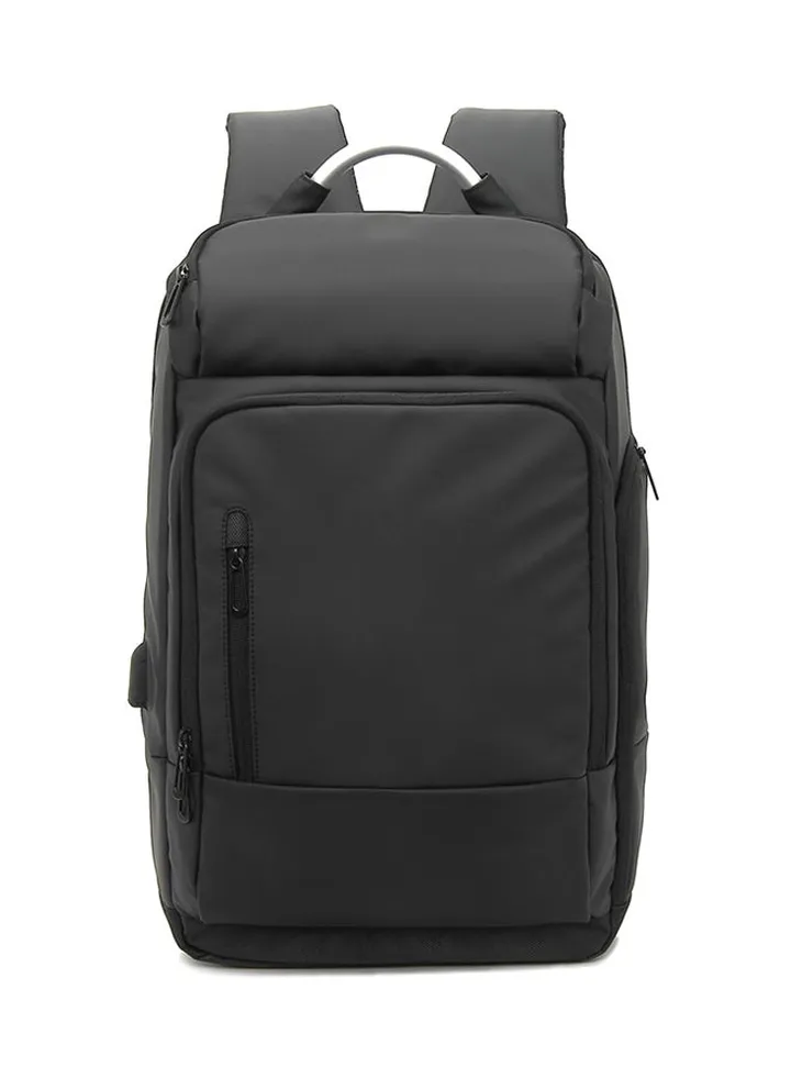 Professional Slim Laptop Backpack Black