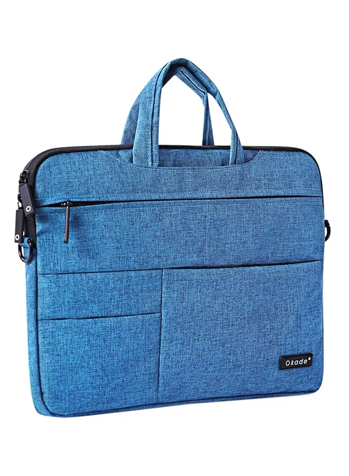Laptop Sleeve Bag Case Dual Zipper Pocket Carrying Handbag For Hp Acer Dell To Shiba Apple MacBook Air Pro Retina 13.3-Inch-Inch Blue
