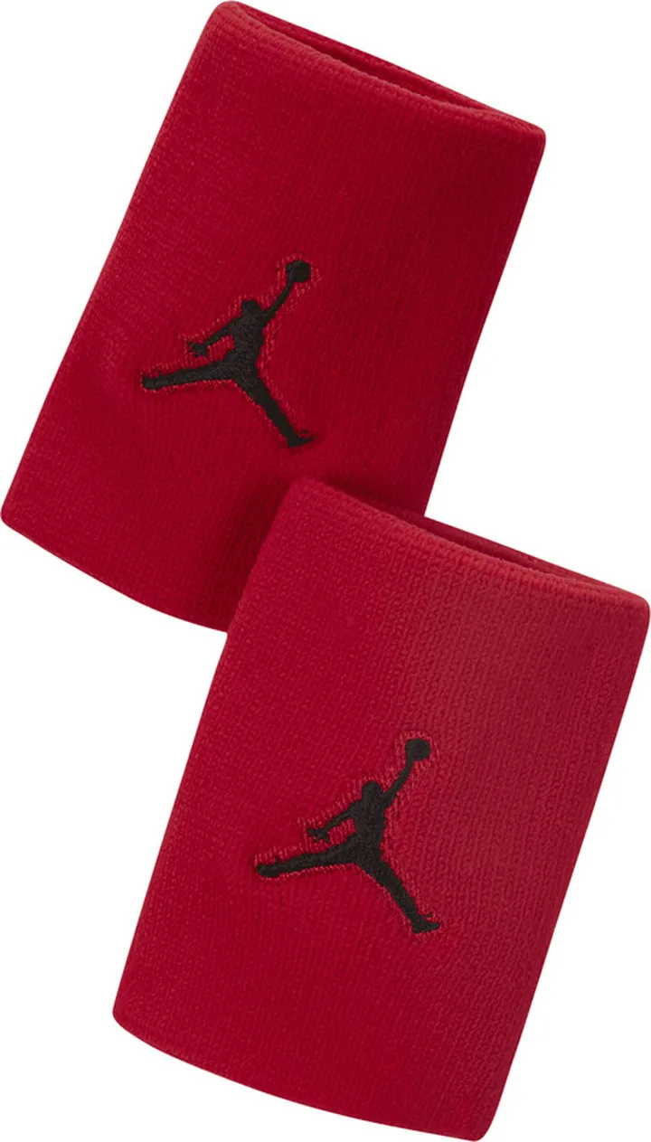 Jordan Jumpman Wristbands in Red