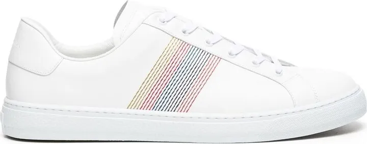Stripe-Detail Low-Top Sneakers