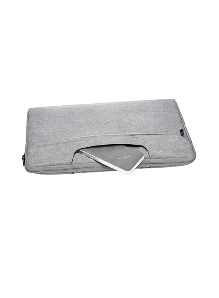 Laptop Sleeve Soft Zipper Pouch Case Cover For Macbook Air Pro Retina Drop Ship Notebook Bag 11/12/13/15/15.6 Light Grey