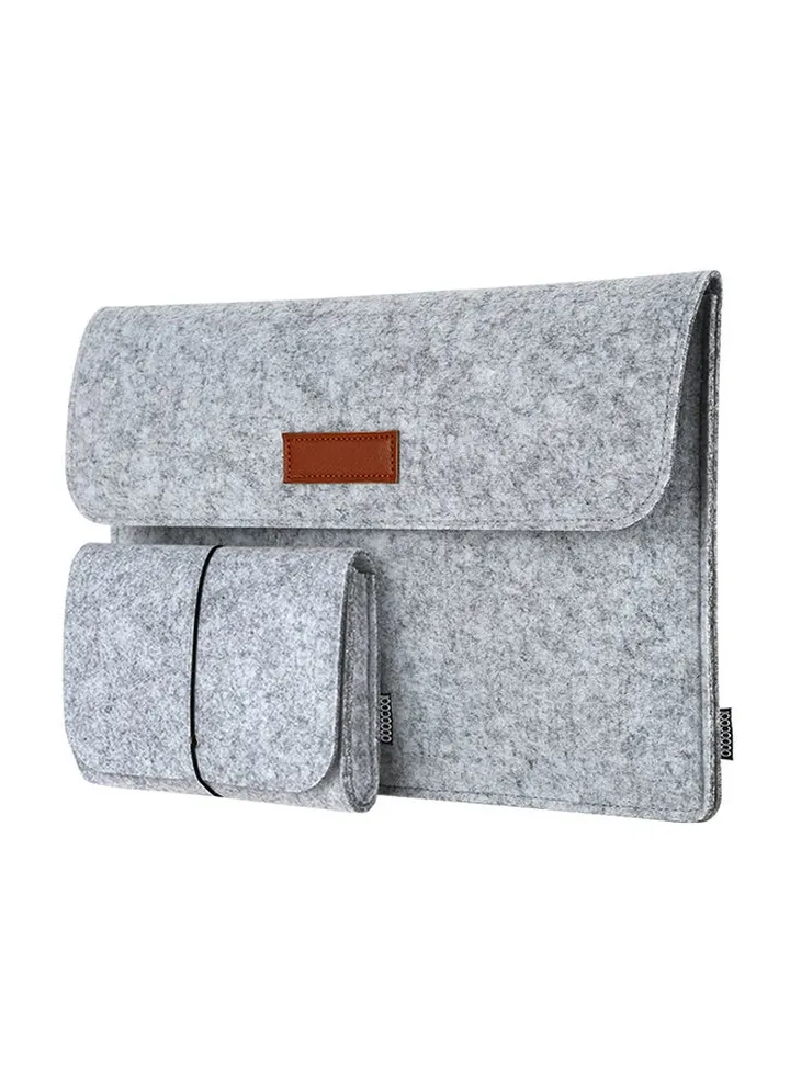 Laptop Felt Sleeve Bag Light Grey