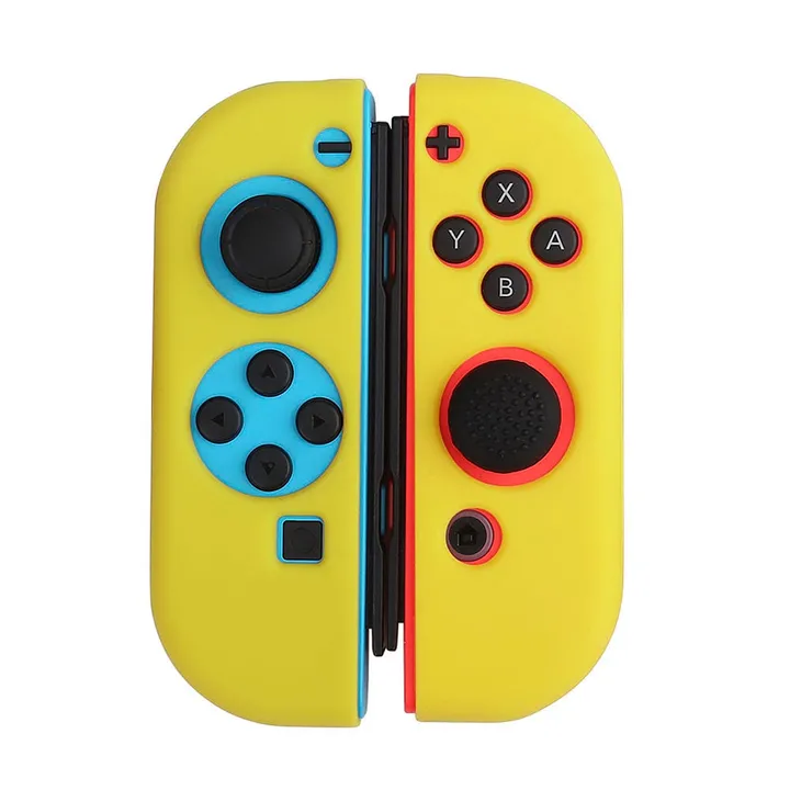 Protective Game Pad Controller Case For Nintendo Switch Silicone Joy-Con Left/Right Yellow