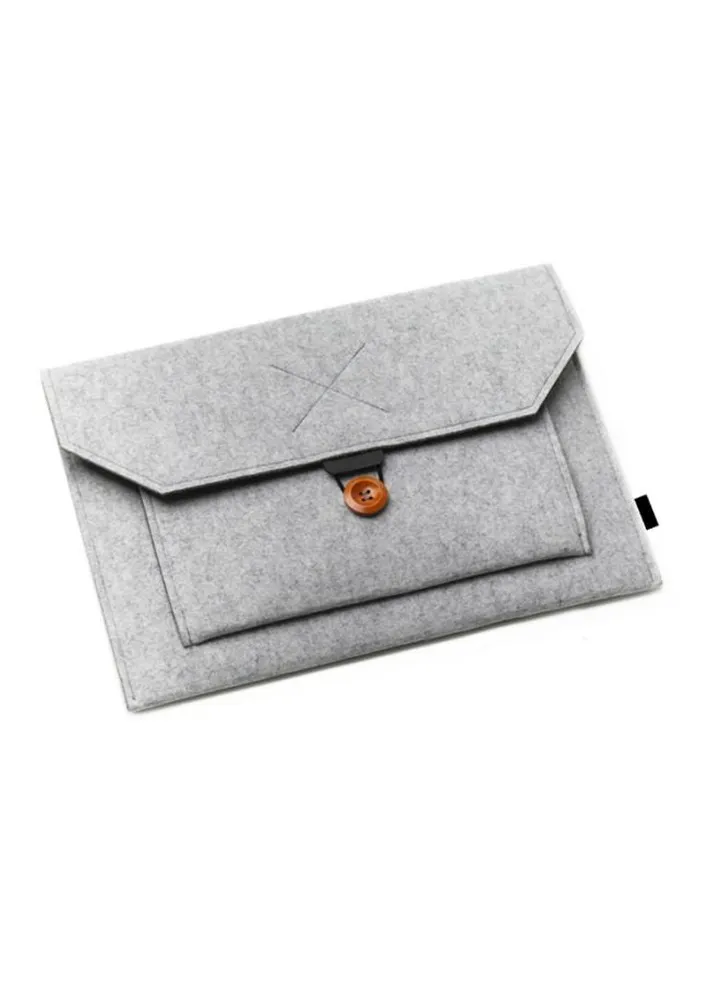 Protective Sleeve For Apple MacBook 13-Inch Light Grey
