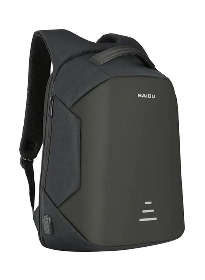 Anti Theft Business Laptop Backpack Black