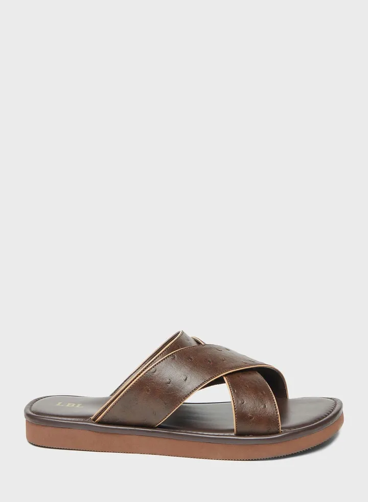 Casual Arabic Cross Strap Sandals