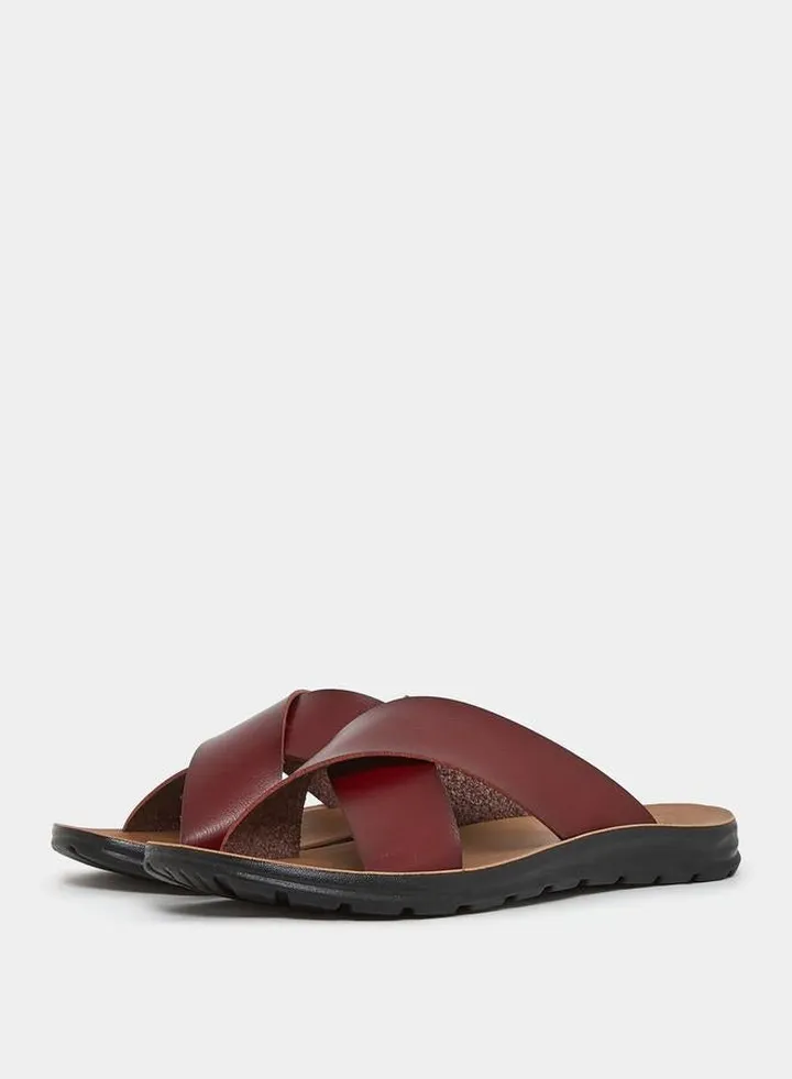 Criss Cross Band Comfortable Sole Sandals