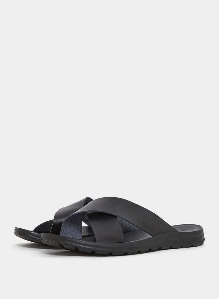 Criss Cross Band Comfortable Sole Sandals