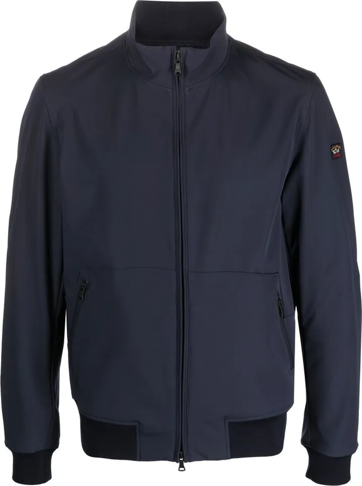 High-Neck Bomber Jacket
