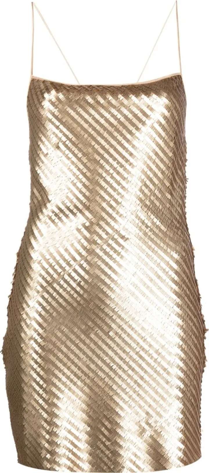 Sequin-Embellished Mini Dress