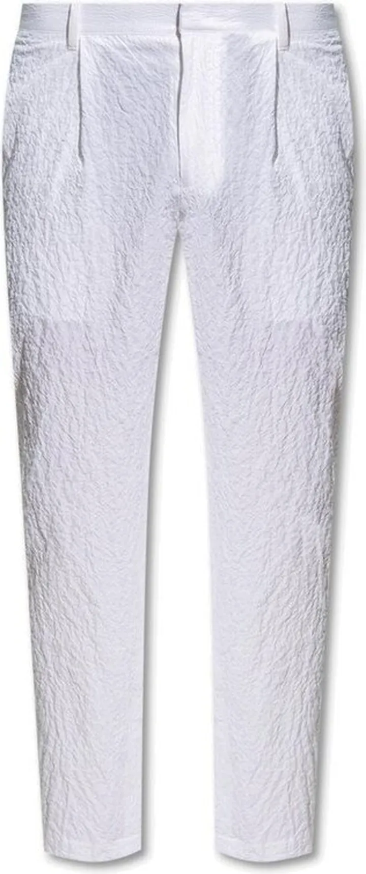 Emporio Armani Straight-Leg Wrinkled Trousers