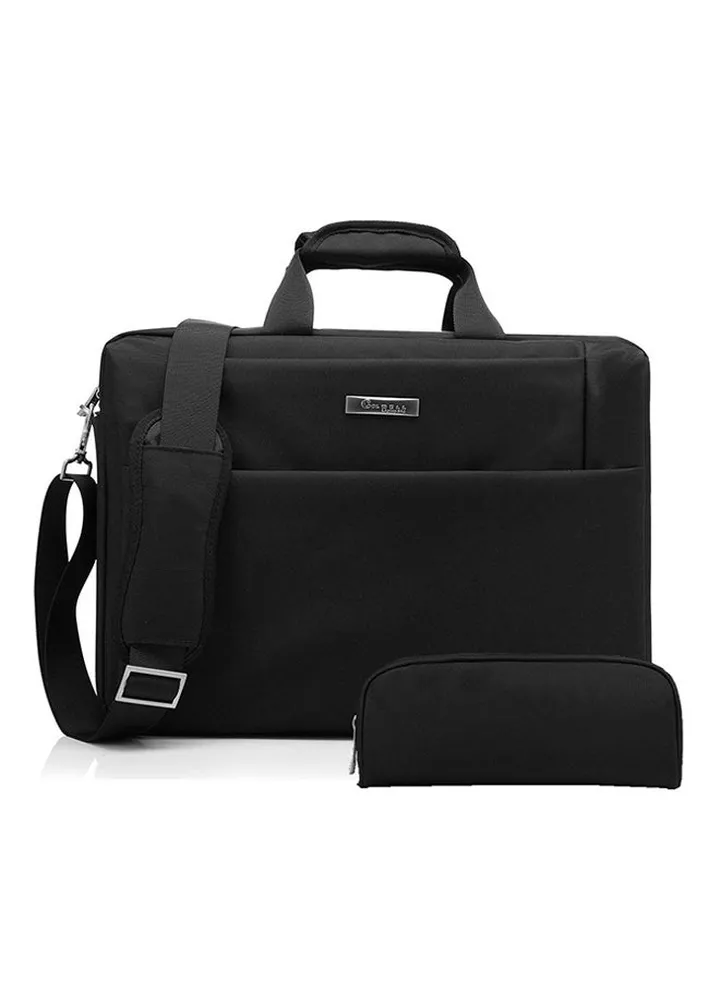 Laptop Bag With Free Buggy Bag Black