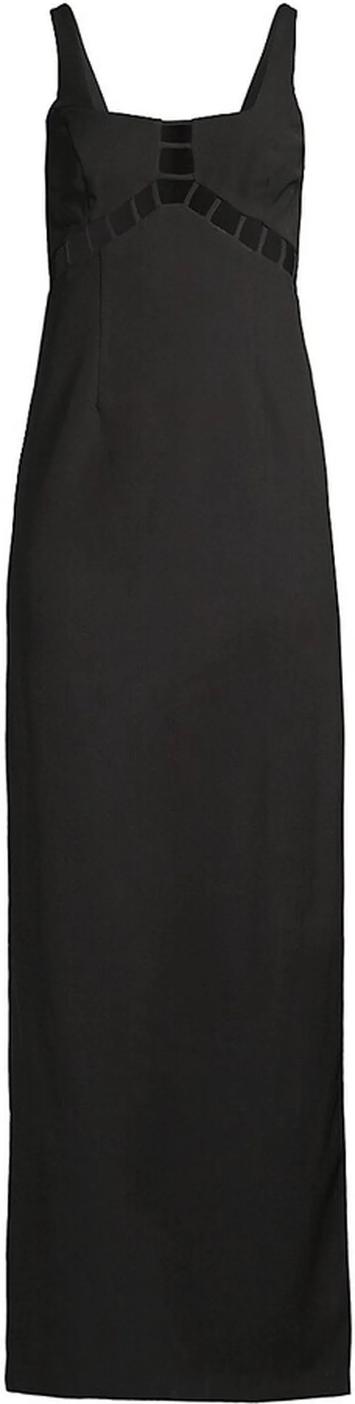 Chest Cut-Outs Column Gown