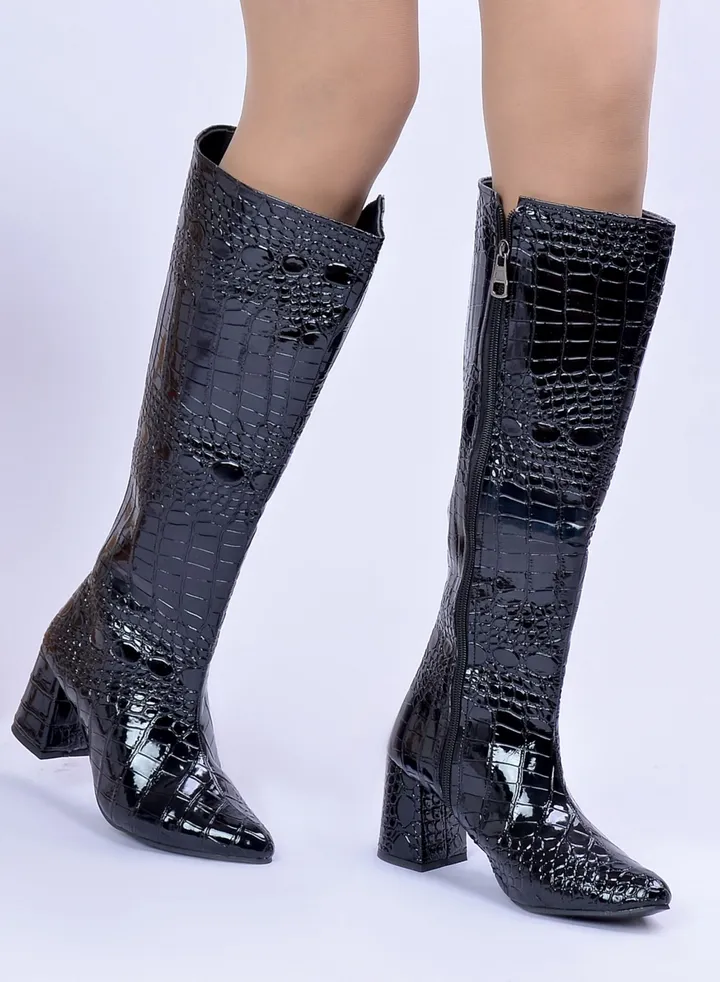 Long Boot CO-1-Black
