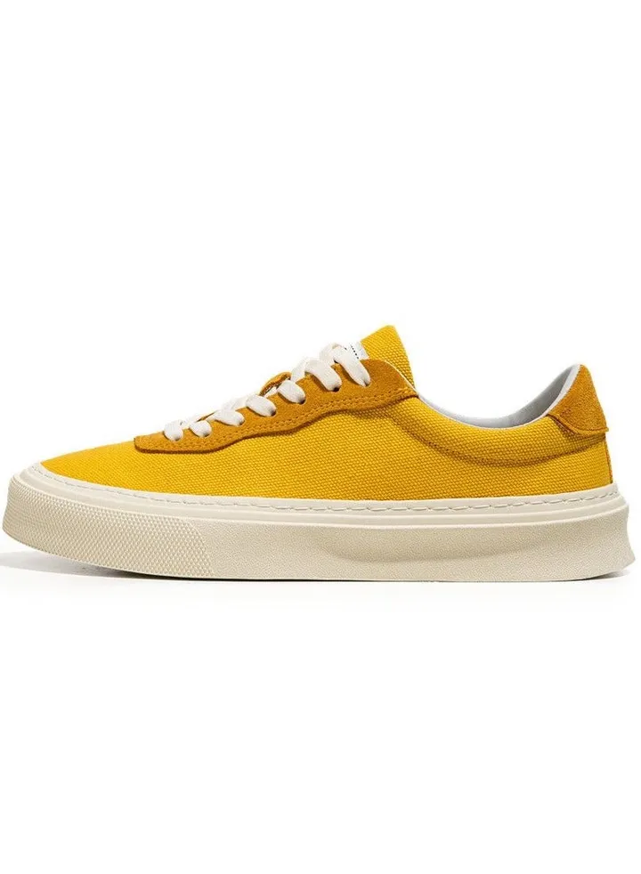 New Thick Sole Trendy Plate Shoes Lace up Canvas Sneakers