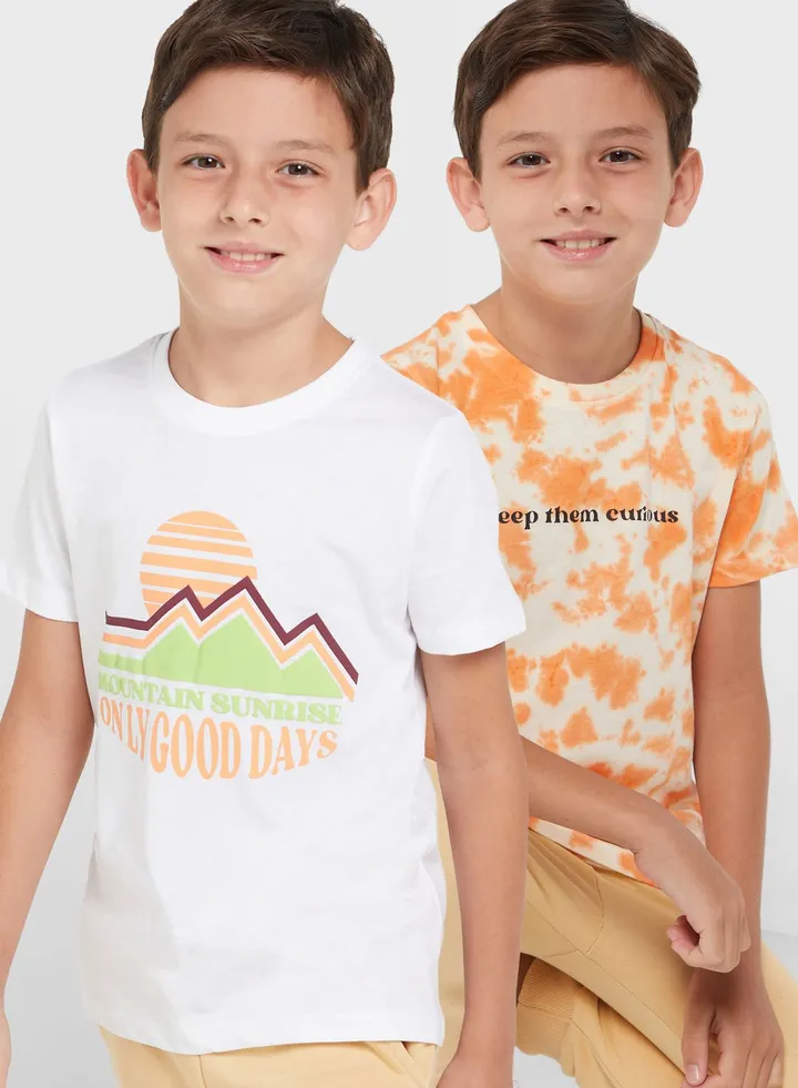 Boys 2 Pack T-Shirts