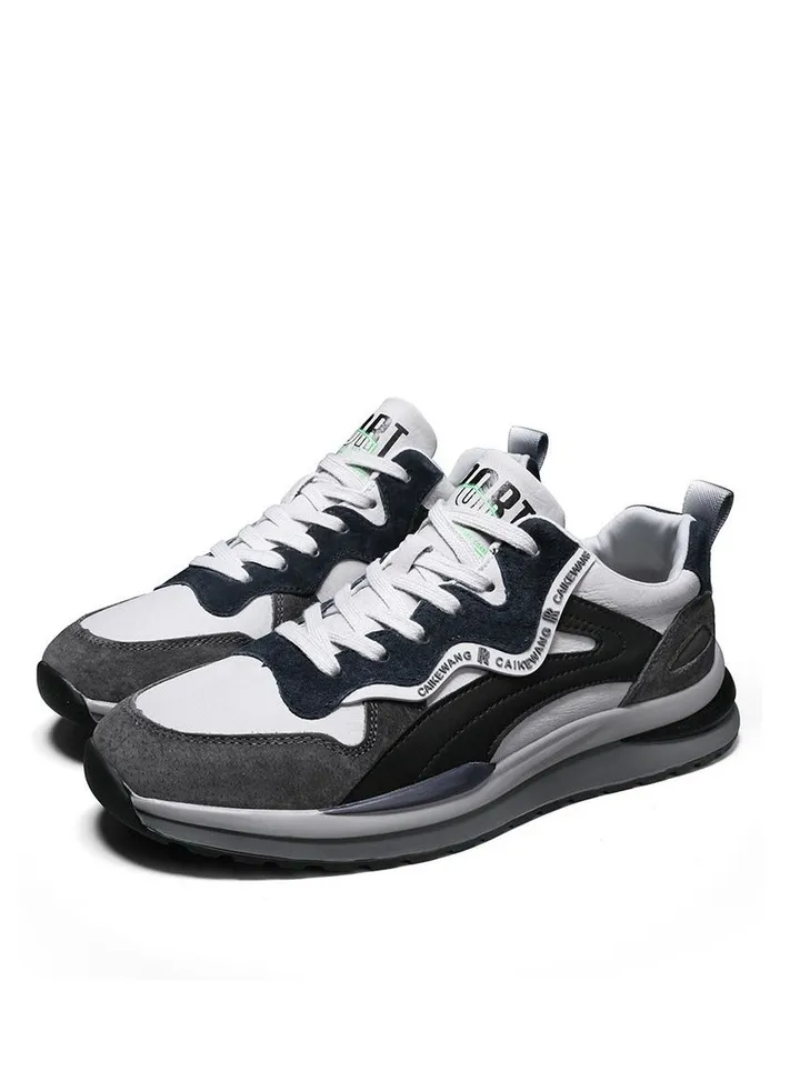 New Fashion Trend Men's Board Shoes Gradient Low Top Sports Shoes