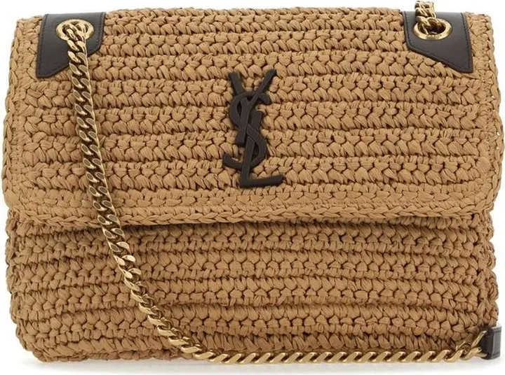 Saint Laurent Niki Logo Plaque Shoulder Bag