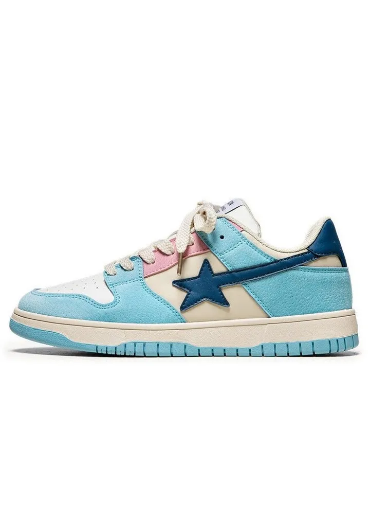 New Fashion Trend Men's Board Shoes Gradient Low Top Sports Shoes