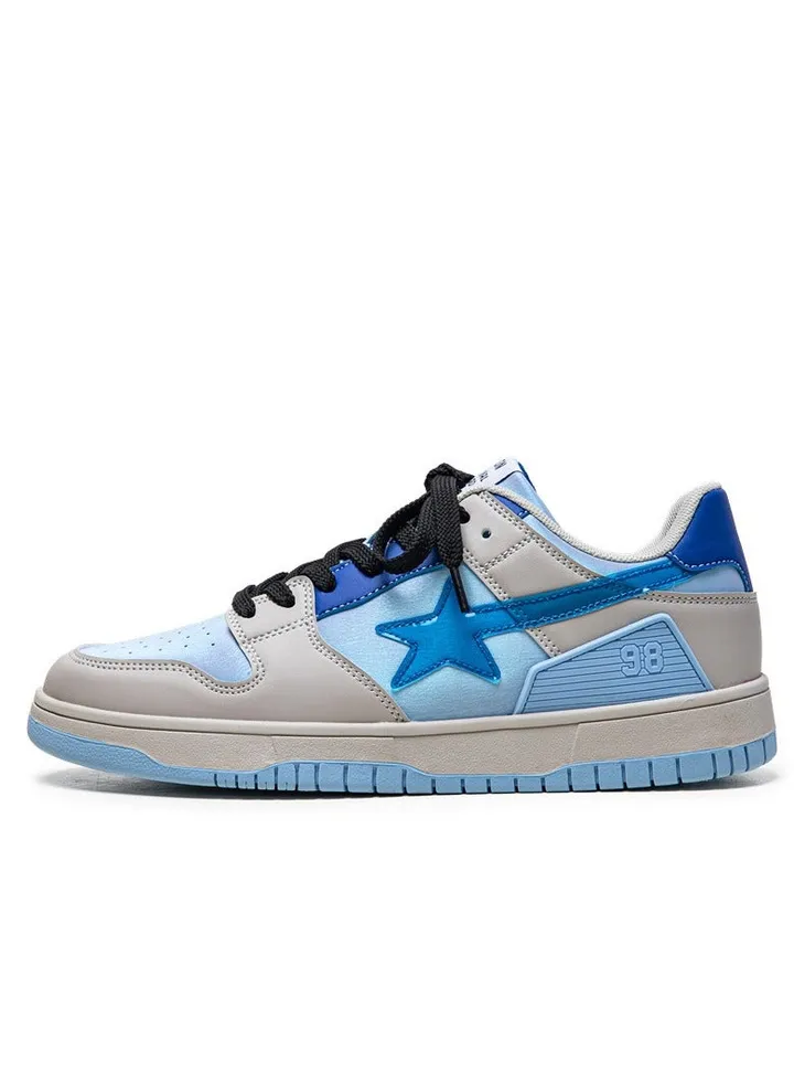 New Fashion Trend Men's Board Shoes Gradient Low Top Sports Shoes