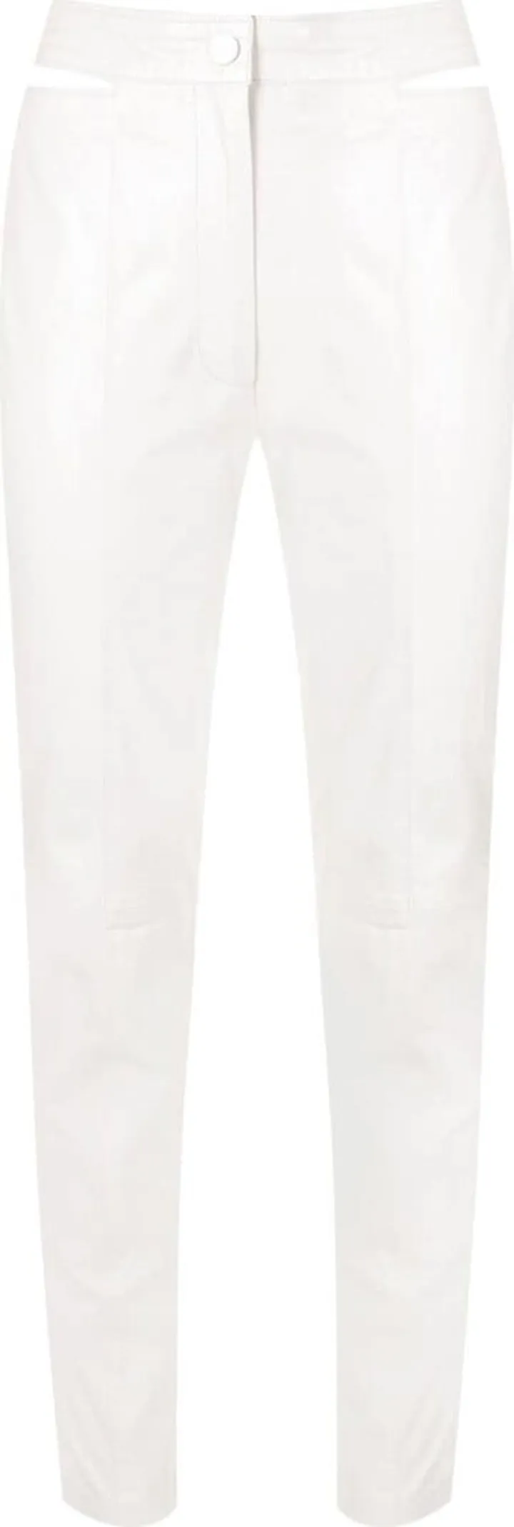 Cropped Leather Trousers