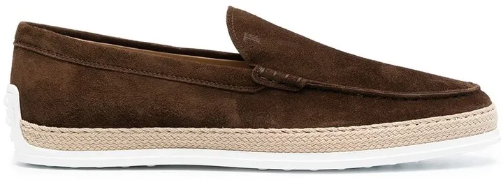 Almond-Toe Suede Loafers