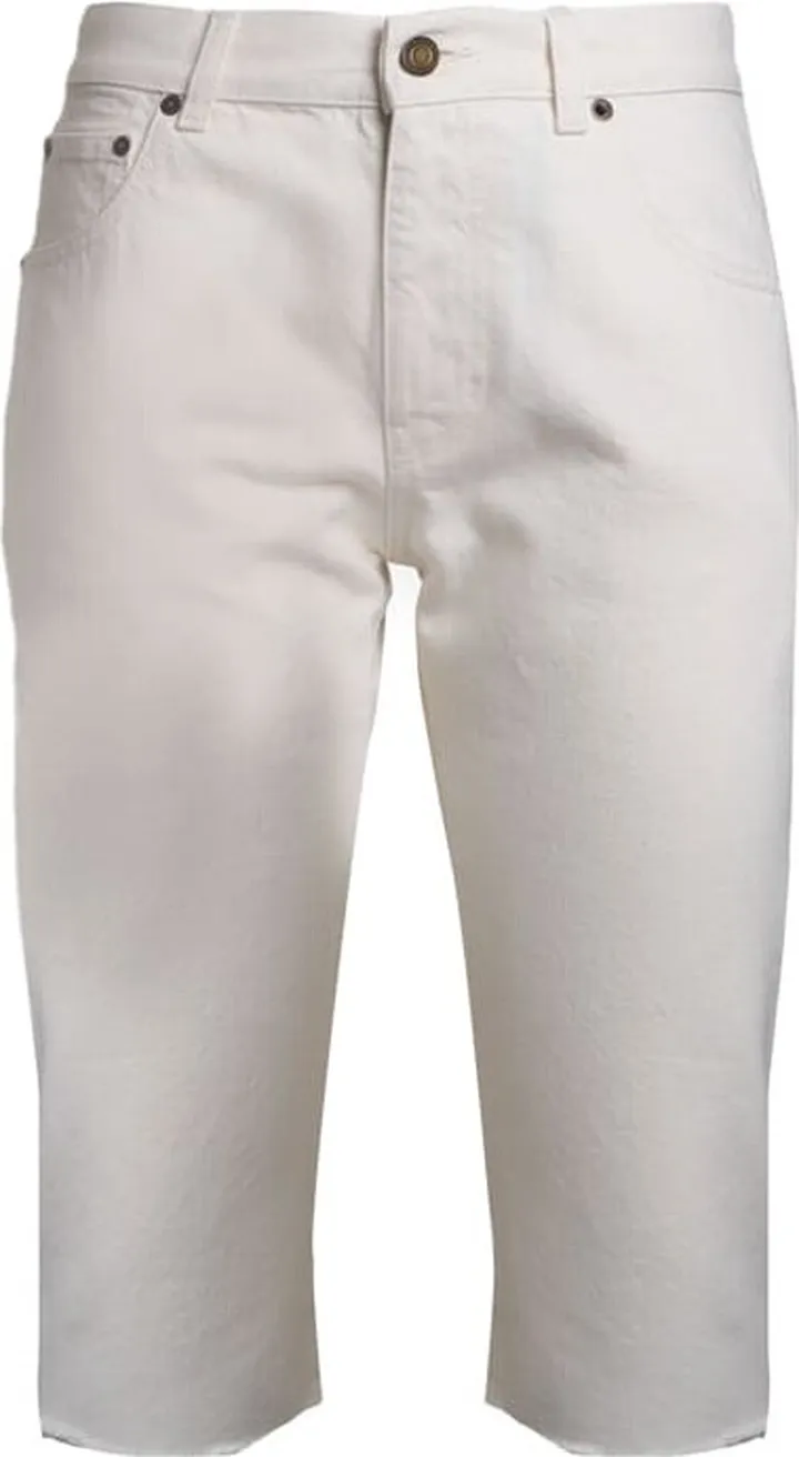 Cotton Denim Bermuda Shorts