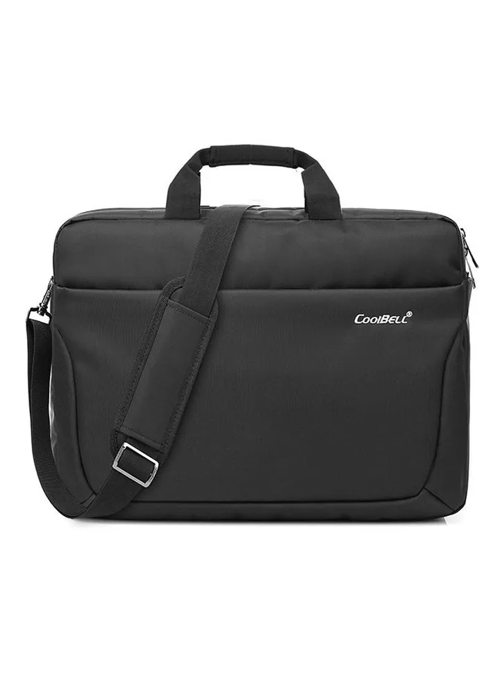 Multicompartment Laptop Bag Black