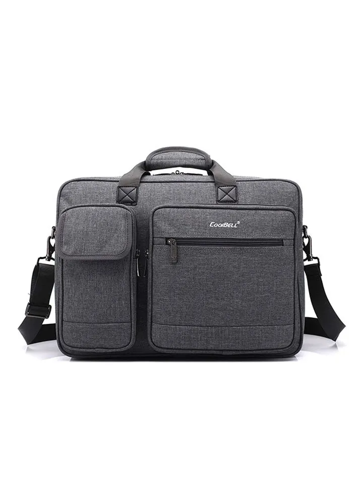 Multicompartment Laptop Bag Grey