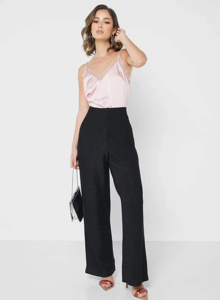 High Waist Shimmer Pants