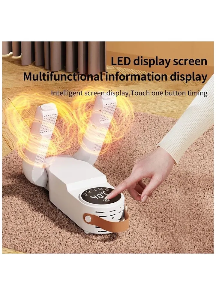 Shoe Dryer Portable Multifunctional Shoe Dryer with Smart Timer and Smart Panel Telescopic Shoe Dryer for Shoes Gloves and Socks