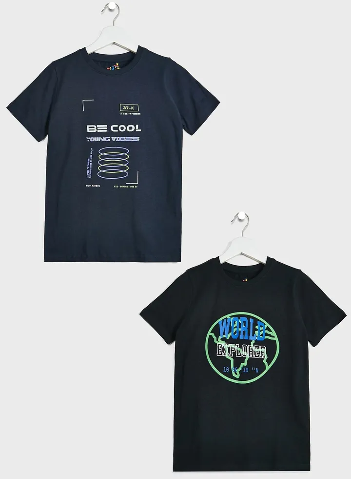 2 Pack T-Shirt For Boys