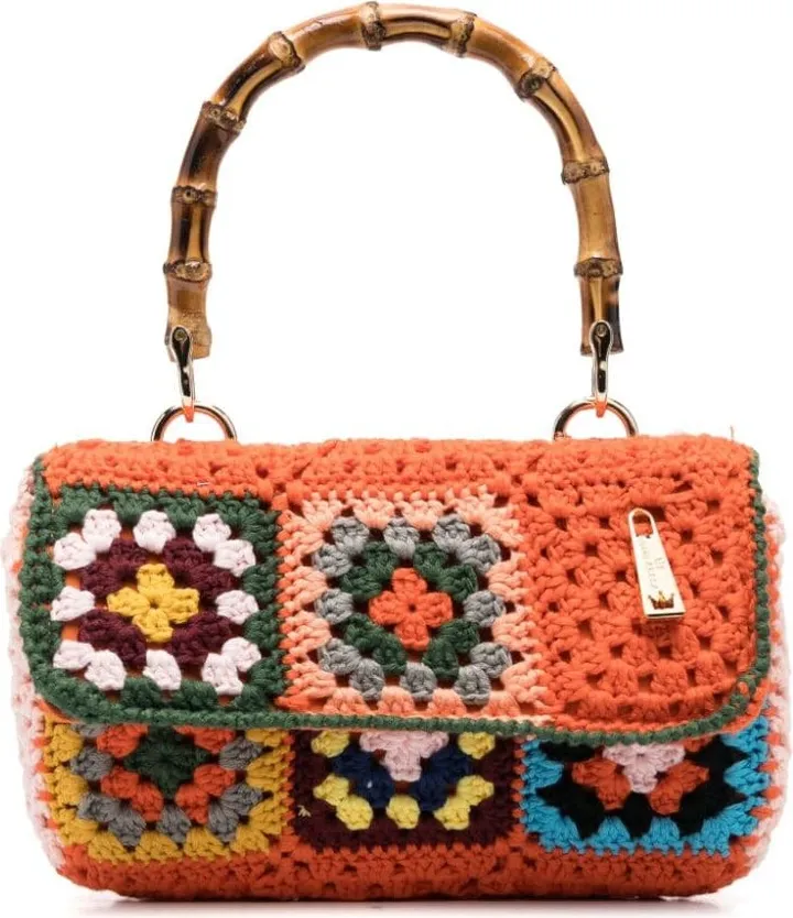 Crochet-Design Tote Bag