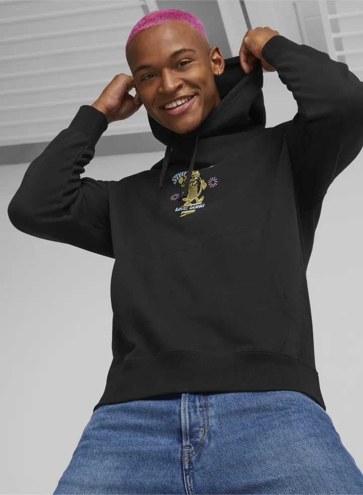 Downtown Mens Longsleeve Hoodie