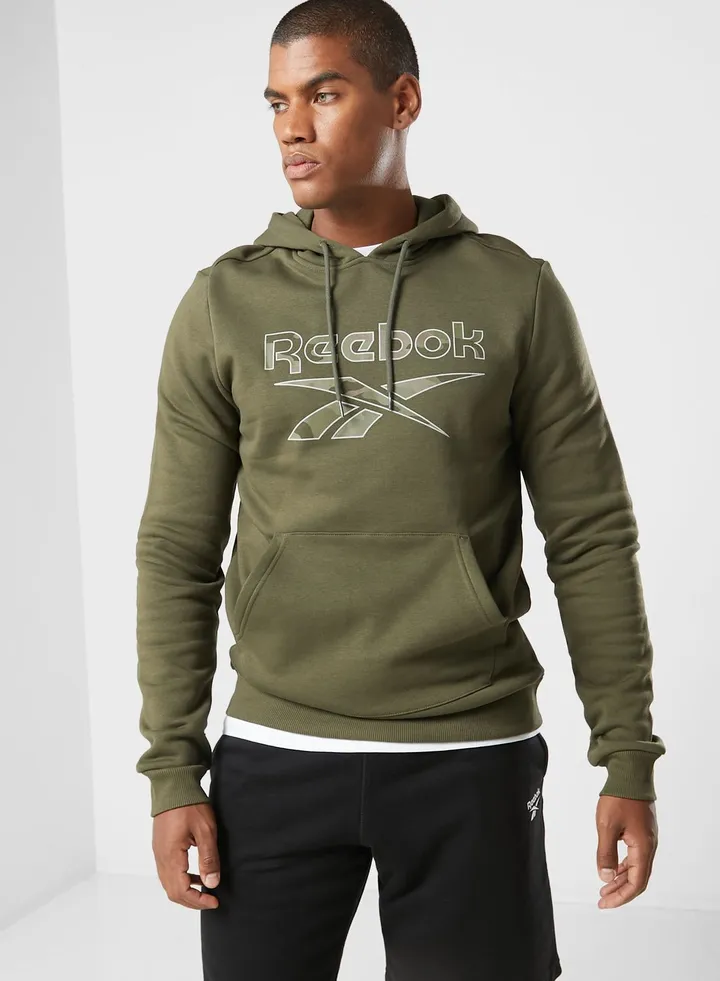Id Big Logo Camo Hoodie
