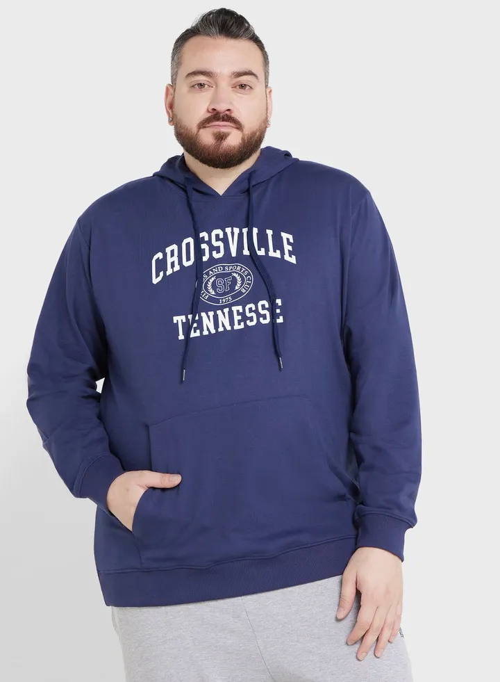 Plus Size Graphic Hoodie