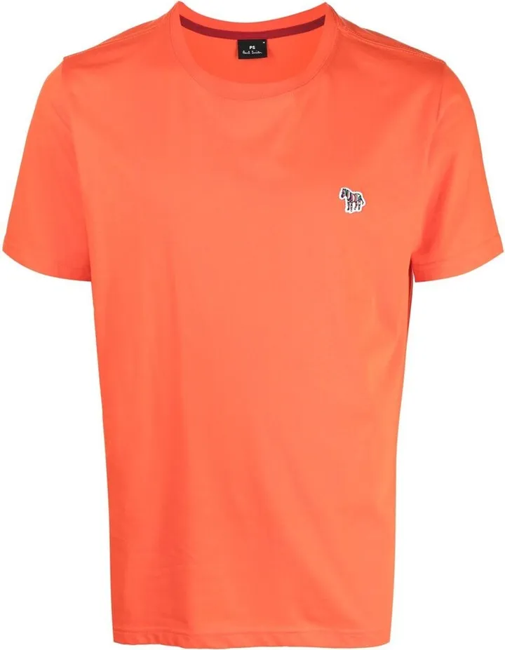 Zebra embroidered-logo t-shirt