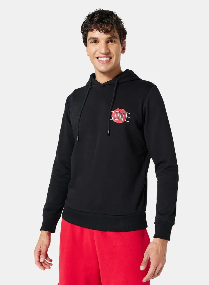 Logo Street Regular Fit Hoodie