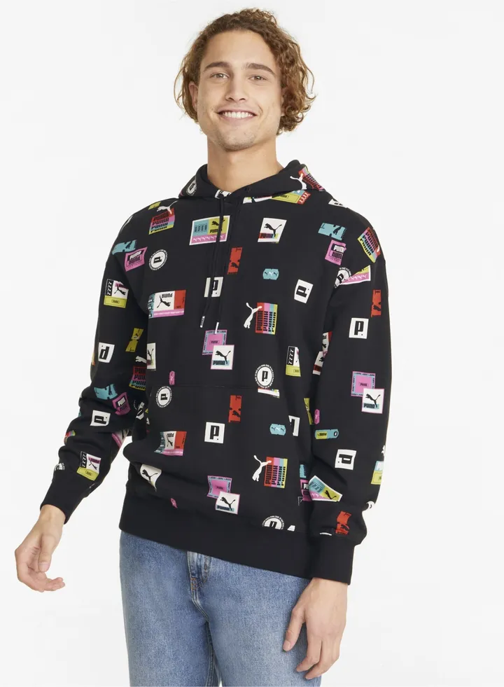 Brand Love Printed Mens Hoodie