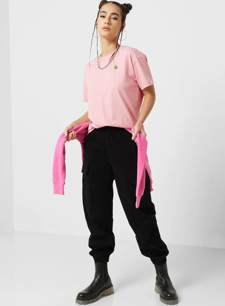 Logo Cargo Pants
