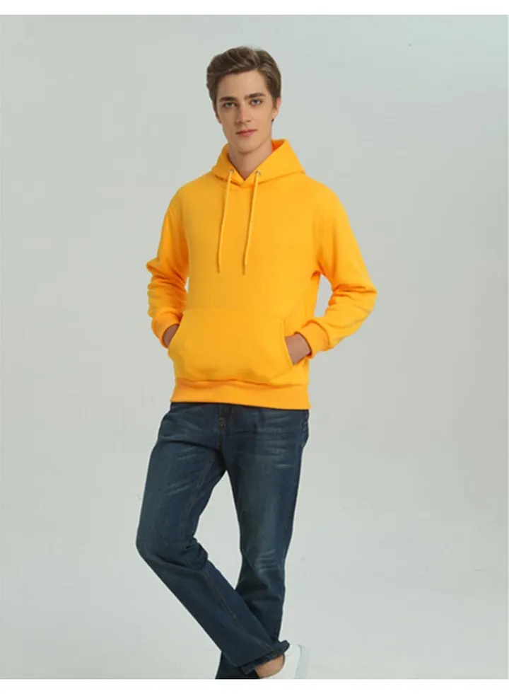 Pure Cotton Hoodie Yellow