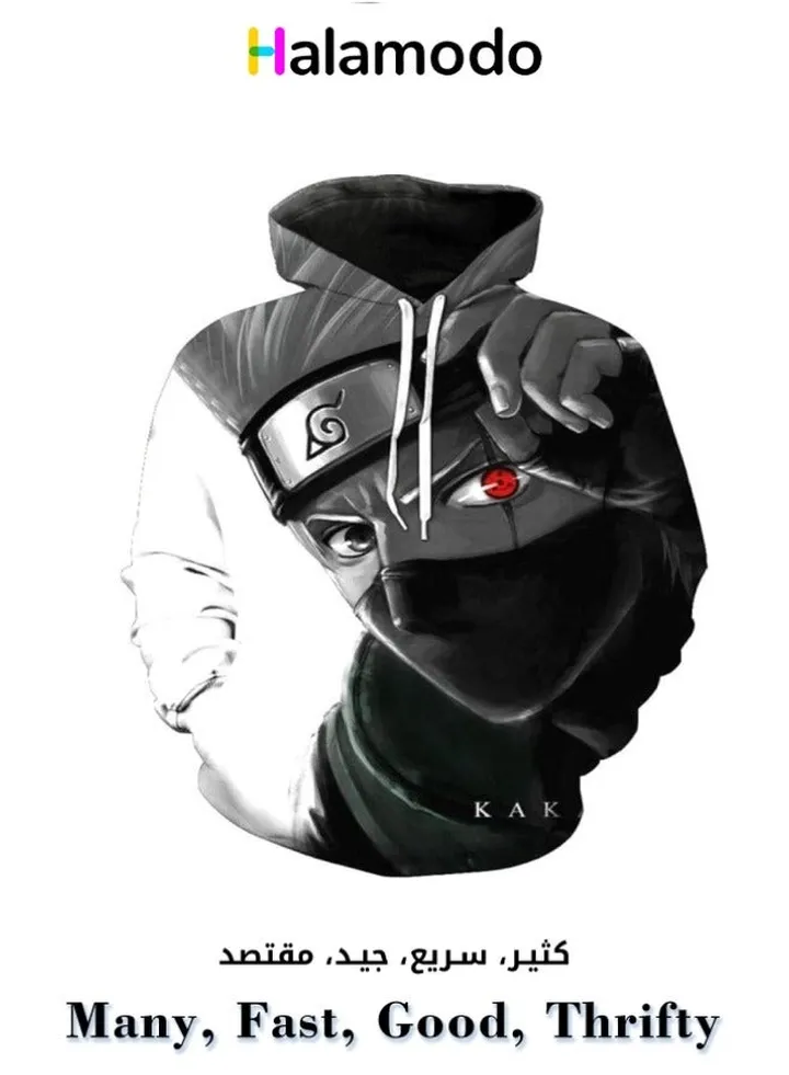 3D Printed Anime Casual Pullover Hoodie and Sweatshirt Unisex Size XXL